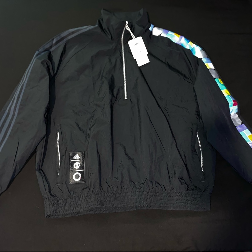 Black jacket adidas Manchester United